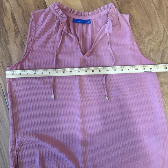 Apt 9 Ruffled Trim Sleeveless Blouse - Picture 4 of 7